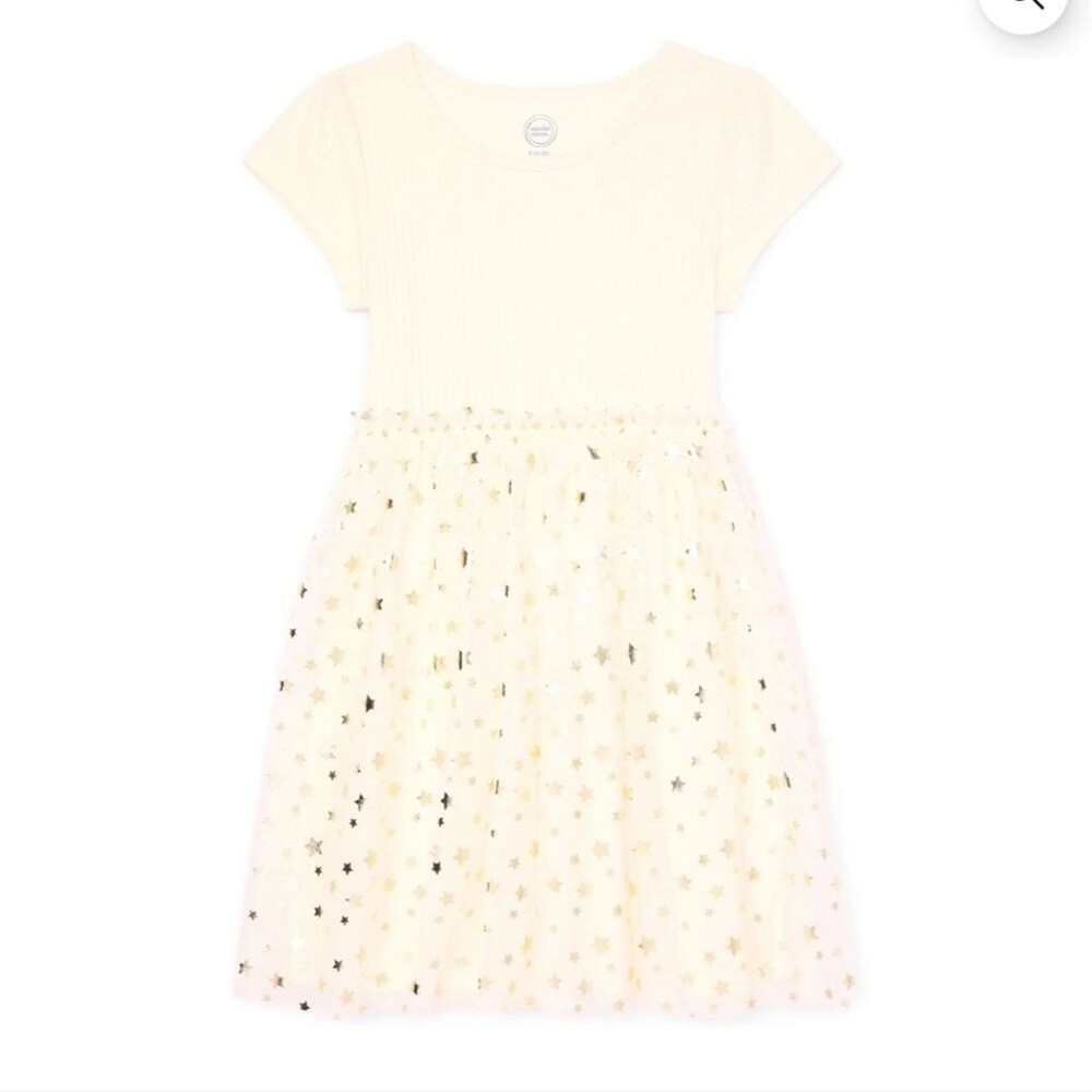 Wonder Nation Girls Short Sleeve Tutu Dress, Size XL(14-16) Plus